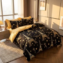 Спален комплект чаршафи от 6 части, Парижка нощ