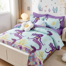 Спален комплект чаршафи от 6 части, Русалка Спален комплект чаршафи от 6 части, Русалка