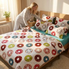 Спален комплект чаршафи от 6 части, Донът