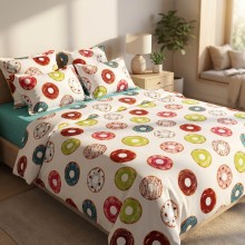 Спален комплект чаршафи от 6 части, Донът