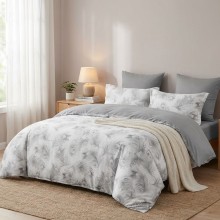 Спален комплект чаршафи от 6 части, Паунови пера Спален комплект чаршафи от 6 части, Паунови пера