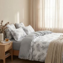 Спален комплект чаршафи от 6 части, Паунови пера Спален комплект чаршафи от 6 части, Паунови пера