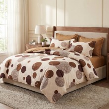 Спален комплект чаршафи с ластик от 6 части, Крос