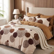 Спален комплект чаршафи с ластик от 6 части, Крос