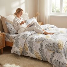 Спален комплект чаршафи с ластик от 6 части - Перна