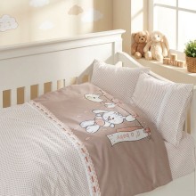 Бебешки спален комплект от 100% бамбук - Бебе - Пудра Бебешки спален комплект от 100% бамбук - Бебе - Пудра