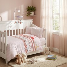 Бебешки спален комплект от 100% бамбук - Джени - Пудра Бебешки спален комплект от 100% бамбук - Джени - Пудра