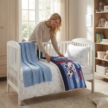 Бебешки спален комплект с одеяло от 100% бамбук - Тини Бебешки спален комплект с одеяло от 100% бамбук - Тини