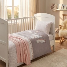 Бебешки спален комплект с одеяло от 100% бамбук, Мави - Бебе Бебешки спален комплект с одеяло от 100% бамбук, Мави - Бебе