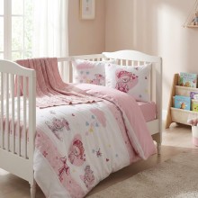 Бебешки спален комплект с одеяло от 100% бамбук - Коте