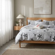 Спален комплект чаршафи за единично легло, от 4 части - София