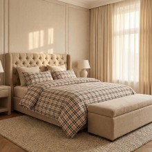 Спален комплект чаршафи за единично легло, от 4 части - Каролина