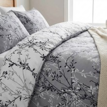 Луксозен спален комплект от ранфорс, Зина - Сив Луксозен спален комплект от ранфорс, Зина - Сив