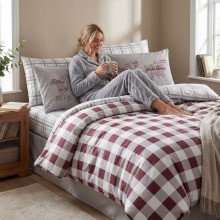 Луксозен спален комплект от ранфорс, Едмон - Тъмно червен Луксозен спален комплект от ранфорс, Едмон - Тъмно червен