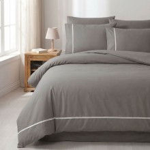 Луксозен спален комплект от делукс ранфорс, Алиса - Минк