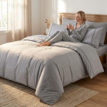 Луксозен спален комплект от делукс ранфорс, Гала - Сив