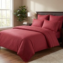 Луксозен спален комплект от делукс ранфорс, Гала - Червен