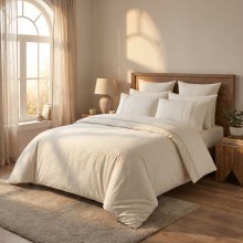 Луксозен спален комплект от делукс ранфорс, Гала - Крем