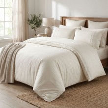 Луксозен спален комплект от делукс ранфорс, Гала - Крем