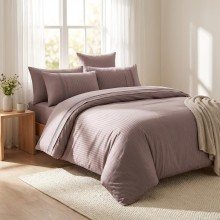 Луксозен спален комплект от делукс ранфорс, Гала - Лила Луксозен спален комплект от делукс ранфорс, Гала - Лила