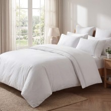 Луксозен спален комплект от делукс ранфорс, Гала - Бял