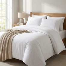 Луксозен спален комплект от делукс ранфорс, Гала - Бял