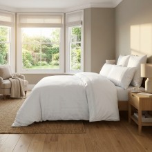 Луксозен спален комплект от делукс ранфорс, Гала - Бял