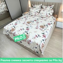 Спален комплект чаршафи, 100% памук, Цветна шир