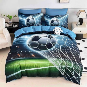 3D комплект чаршафи от 4 части, Футбол