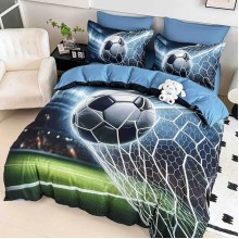 3D комплект чаршафи от 4 части, Футбол 3D комплект чаршафи от 4 части, Футбол