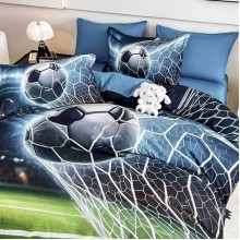 3D комплект чаршафи от 4 части, Футбол 3D комплект чаршафи от 4 части, Футбол