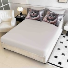 3D комплект чаршафи от 4 части, Коти 3D комплект чаршафи от 4 части, Коти