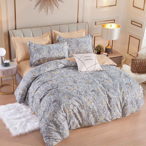 Спален комплект чаршафи с ластик от 6 части, Мираж