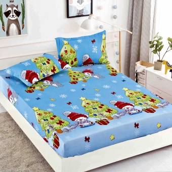 Спален комплект чаршафи с ластик от 3 части, Бебси