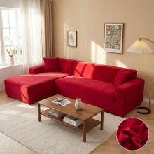 Калъф за ъглов диван Вера - Ягода