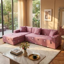 Калъф за ъглов диван Любов Калъф за ъглов диван Любов