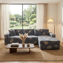 Калъф за ъглов диван Ориент - Сив