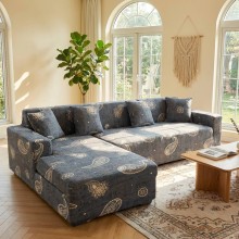 Калъф за ъглов диван Ориент - Сив