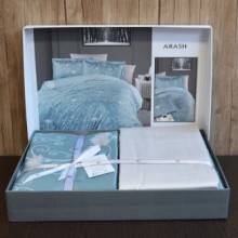 Луксозен спален комплект от памучен сатен - Ари