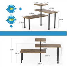 Етажерка с 3 рафта от MDF