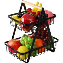 Кошница за плодове и зеленчуци на 2 реда