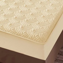 Спален комплект чаршафи с ластик, 100% памук от 3 части, Кадифе - Пчела