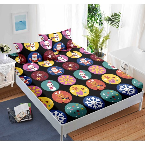 Спален комплект чаршафи с ластик от 3 части, Зиги Спален комплект чаршафи с ластик от 3 части, Зиги