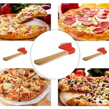Нож за пица с бамбукова дръжка