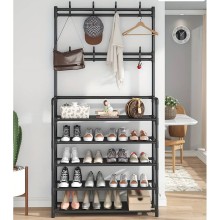 Стилна закачалка с 5 рафта