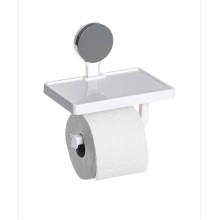Стойка за тоалетна хартия с поставка за телефон