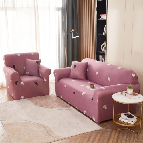 Комплект калъфи за диван и фотьойл Любов