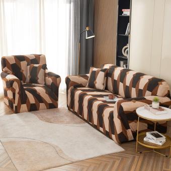 Комплект калъфи за диван и фотьойл Кафе