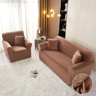 Комплект калъфи за диван и фотьойл Вера - Карамел
