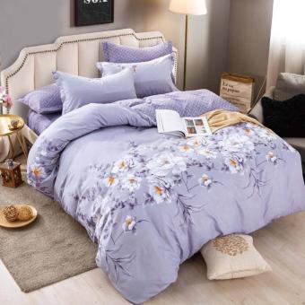 Спален комплект чаршафи, 100% памук, от 6 части, Орхид